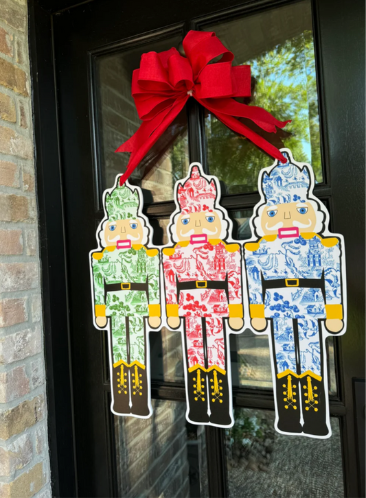 Christmas Nutcrackers Door Hanger