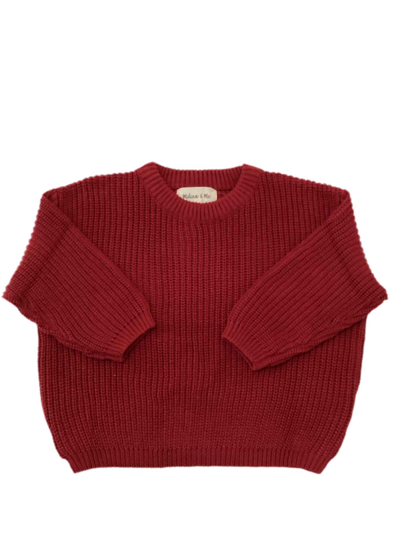 Burgundy Knit Sweater