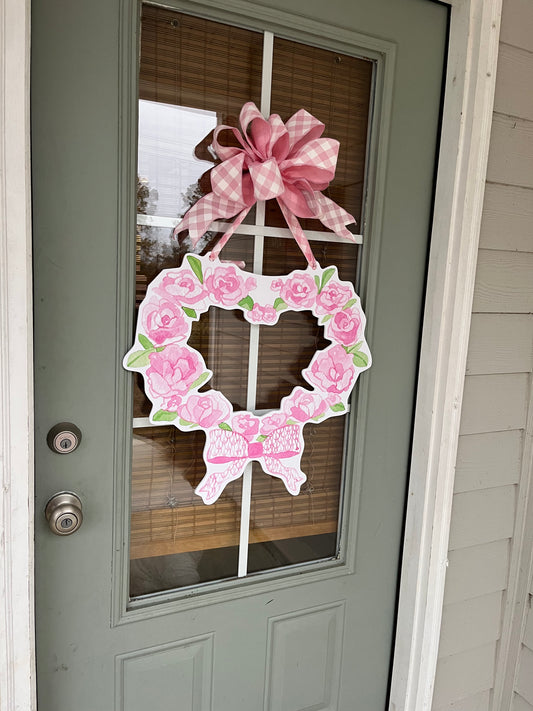 Floral Heart Door Hanger